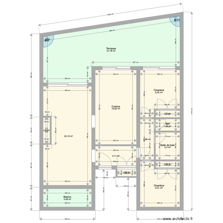 appartement Signol. Plan de 0 pièce et 0 m2