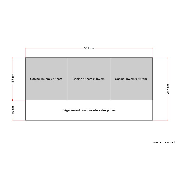 Taille cabines de traduction. Plan de 0 pièce et 0 m2