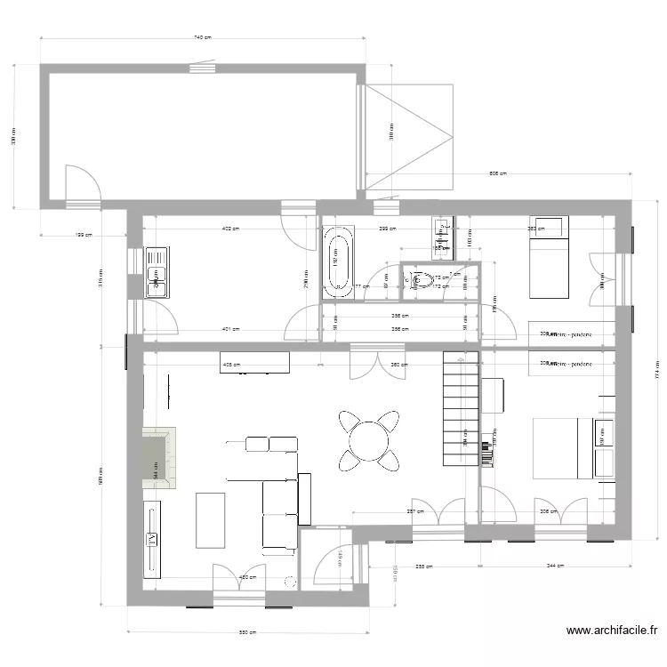 Plan maison Garage. Plan de Plan maison Garage. Plan de