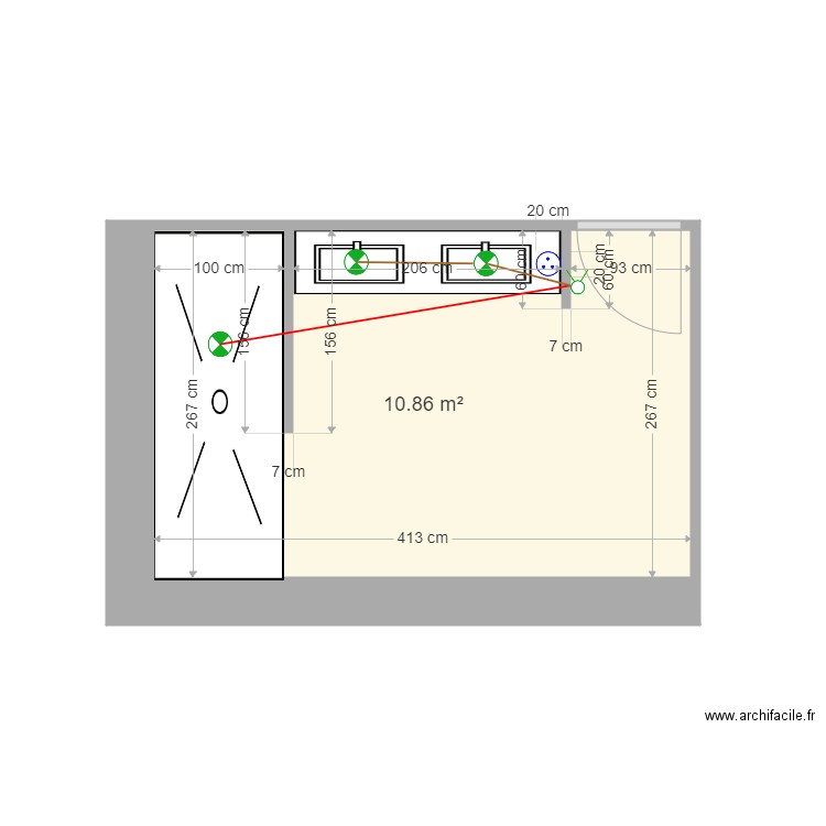 EXEMPLE 1. Plan de 0 pièce et 0 m2