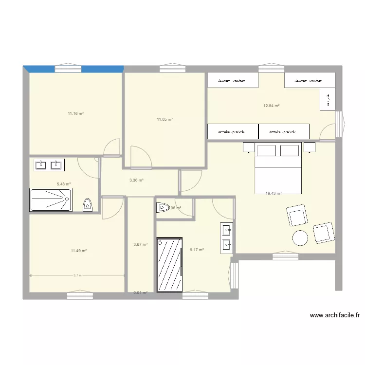 Jade et Corentin Tr&eacute;voux R1 V2. Plan de 