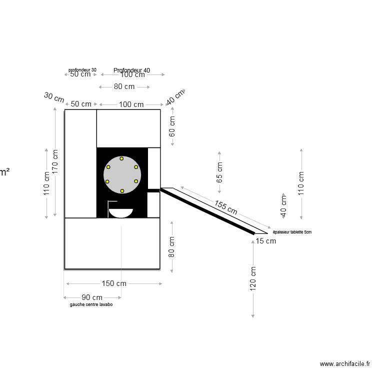 meuble slb ok. Plan de 0 pièce et 0 m2