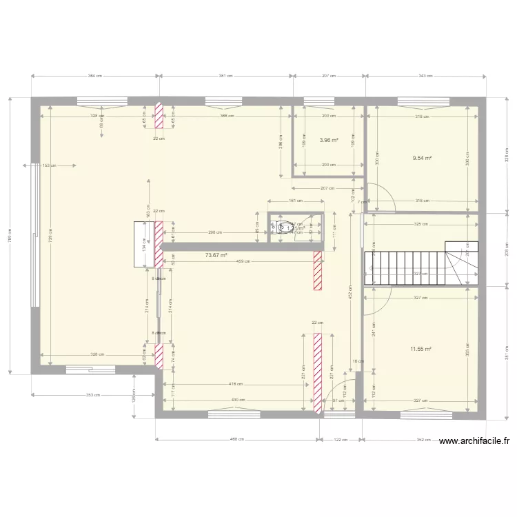 d&eacute;tail pi&egrave;ces de vie essai6. Plan de 