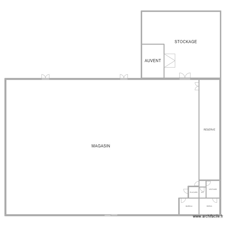 PARAY. Plan de 0 pièce et 0 m2