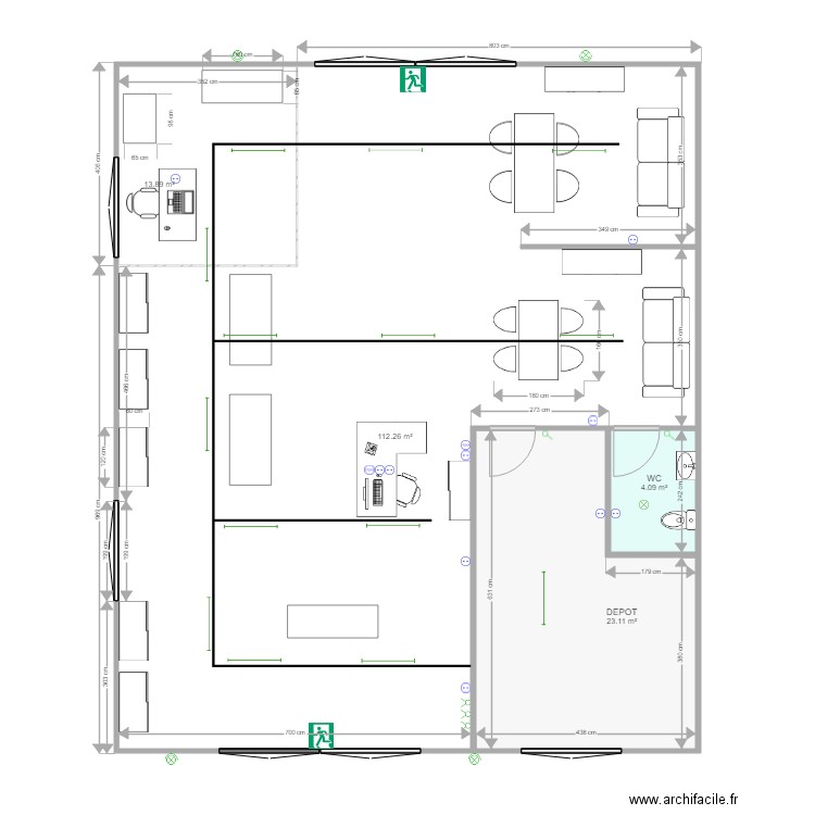 LOCAL HYERES 150M2. Plan de 0 pièce et 0 m2