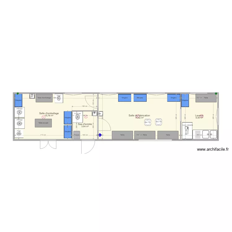 Chaullier V2. Plan de 