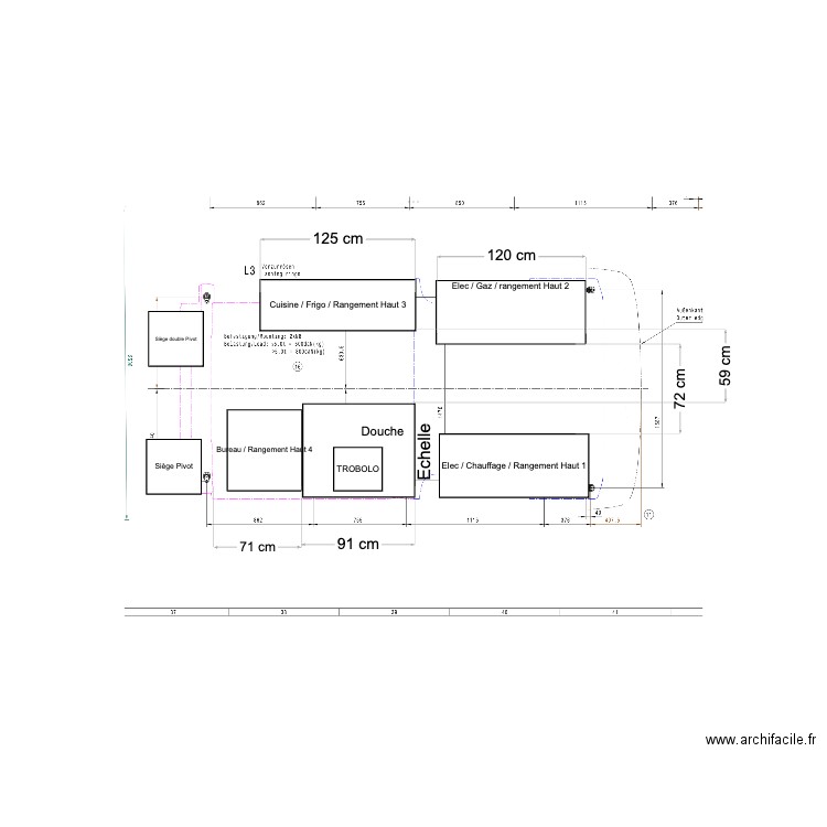 VAN. Plan de 0 pièce et 0 m2