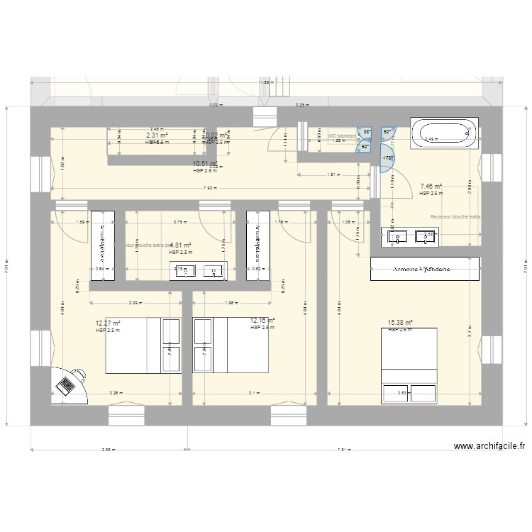 Falaën étage 201019. Plan de 0 pièce et 0 m2