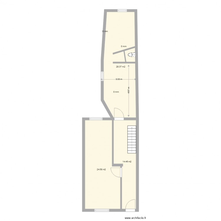 hanssens. Plan de 0 pièce et 0 m2