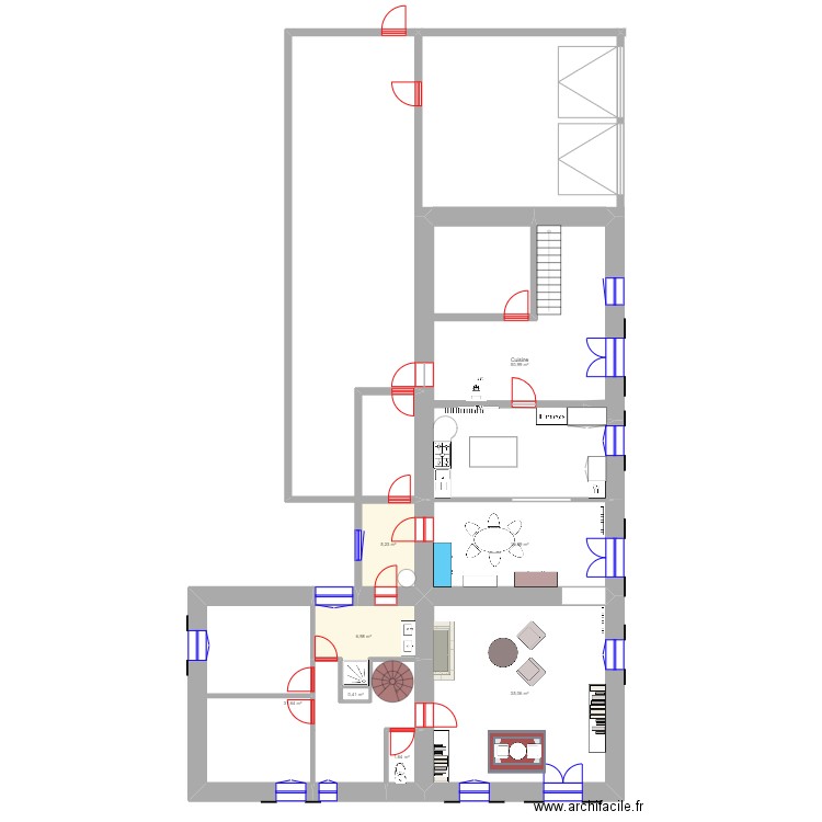 maison La Linais. Plan de 0 pièce et 0 m2