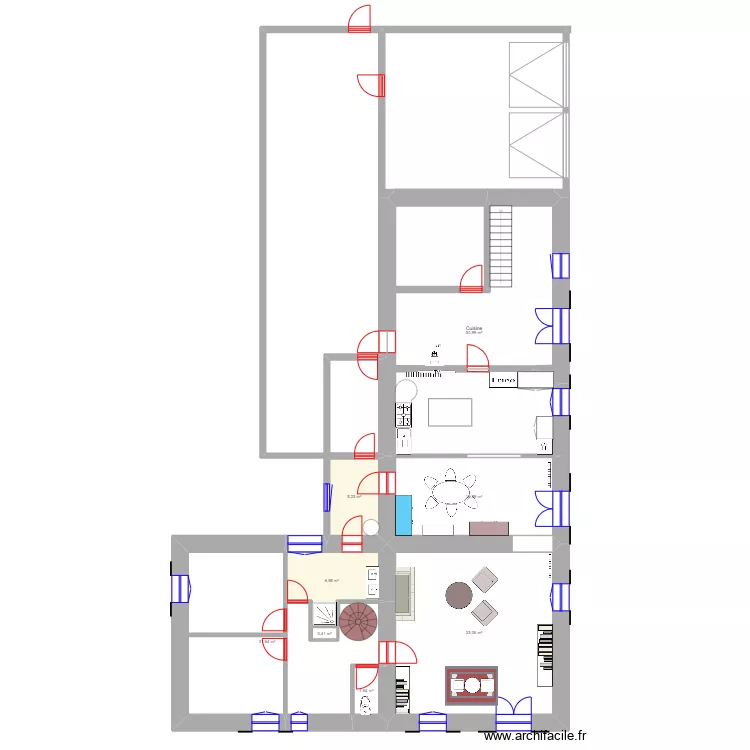 maison La Linais. Plan de 