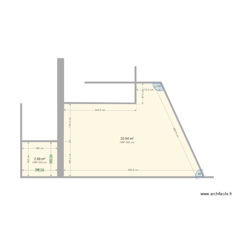 ACR CHIROL. Plan de 0 pièce et 0 m2