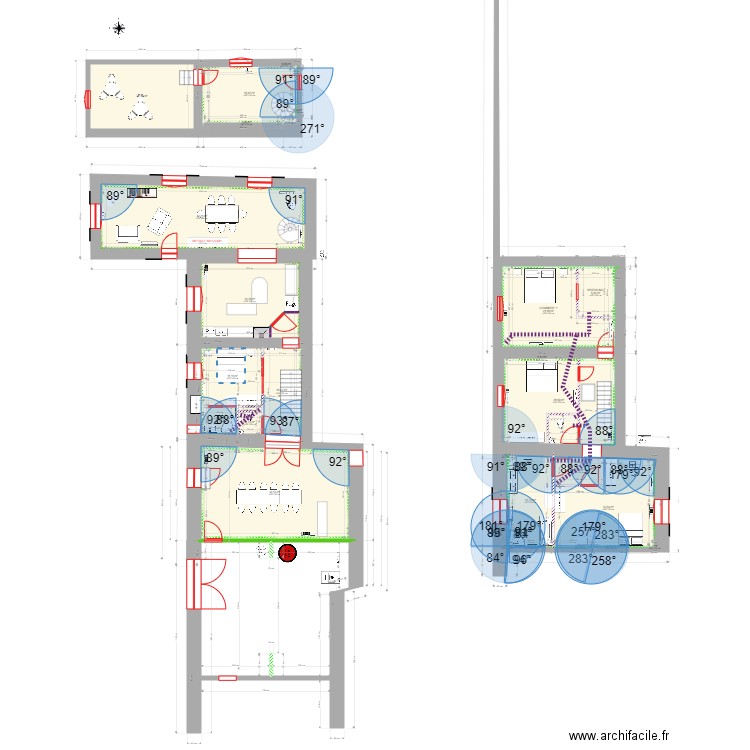 MAISON RANCHAL PLAN DU 15-7-23 VMC. Plan de 28 pièces et 275 m2