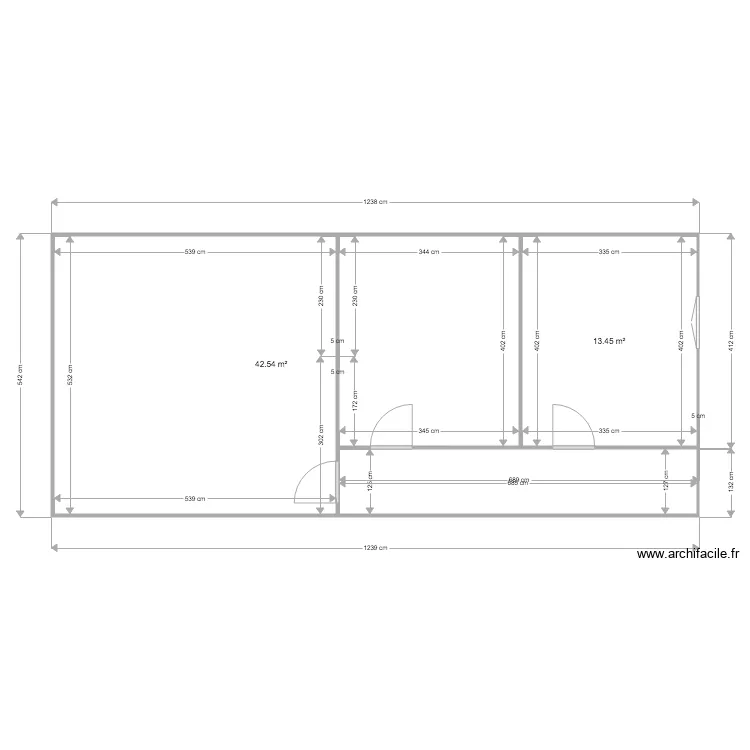 Etage 1 Redon actuel. Plan de Etage 1 Redon actuel. Plan de