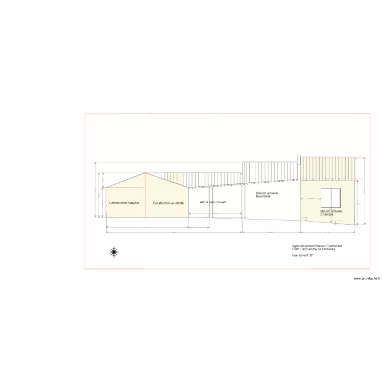 Chad Vue jardin mod1. Plan de 