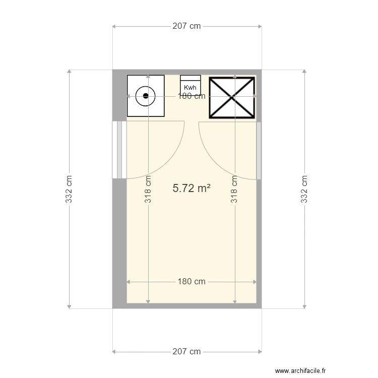 Arrière Cuisine. Plan de 0 pièce et 0 m2