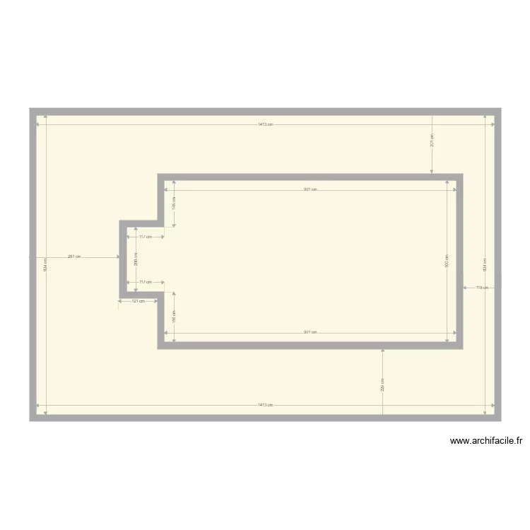 piscine juin 20. Plan de 
