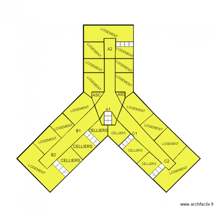 ETAGE COURSIVE CHARENTON . Plan de 0 pièce et 0 m2