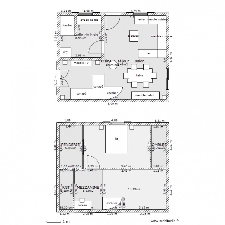 claude . Plan de 0 pièce et 0 m2