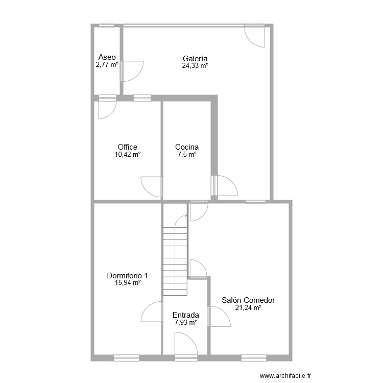 CABANILLAS PLANTA BAJA. Plan de 0 pièce et 0 m2