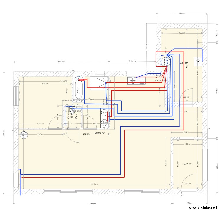 Maison Antho Chazay Plombier. Plan de 0 pièce et 0 m2