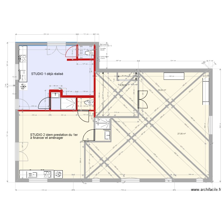                    Yvrac RDC PROJET 12 05 22 PROJET BANQUE. Plan de 6 pièces et 120 m2