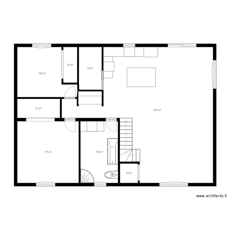 Dupont Richard Thériault Carole. Plan de 0 pièce et 0 m2