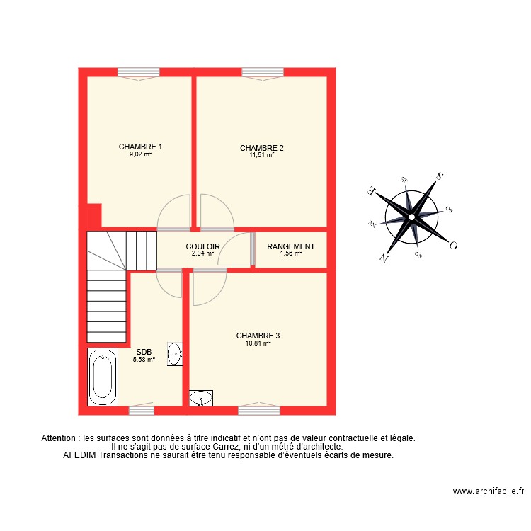 BI 6576 ETAGE. Plan de 0 pièce et 0 m2