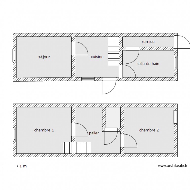 schumacher rdc. Plan de 0 pièce et 0 m2