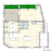 Plan T2 et T1 r&eacute;unis Duf