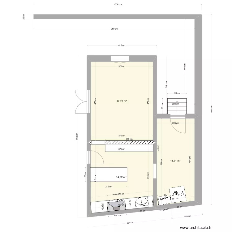 C&eacute;cile CASANOVAS PROJET. Plan de 