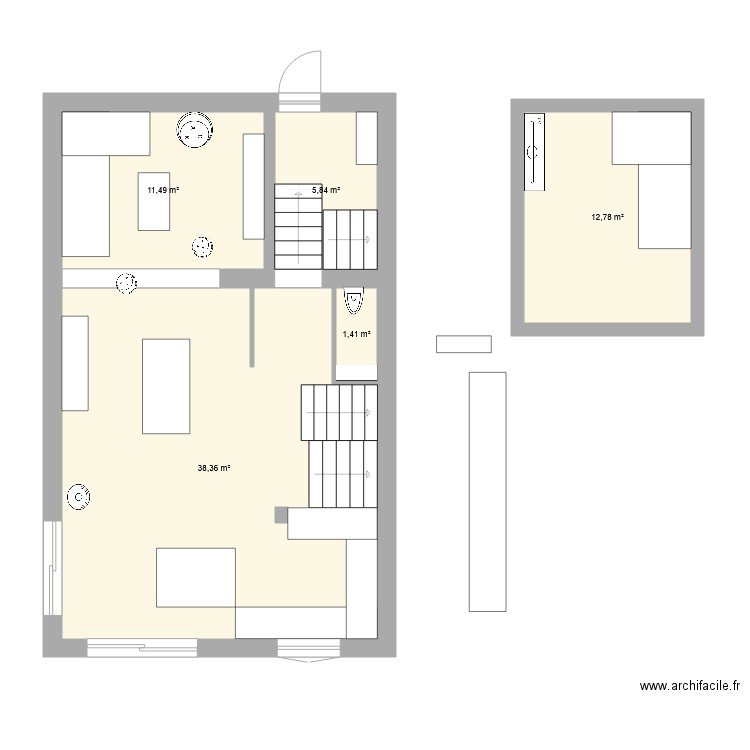 MAISON CLAVET V2. Plan de 0 pièce et 0 m2