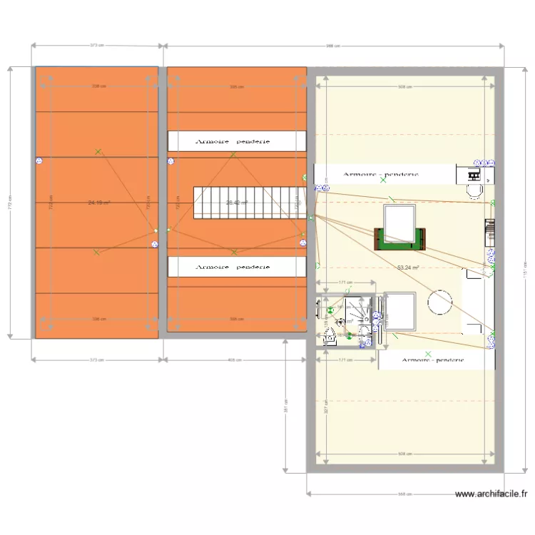 COMBLES MAGALI 2. Plan de 
