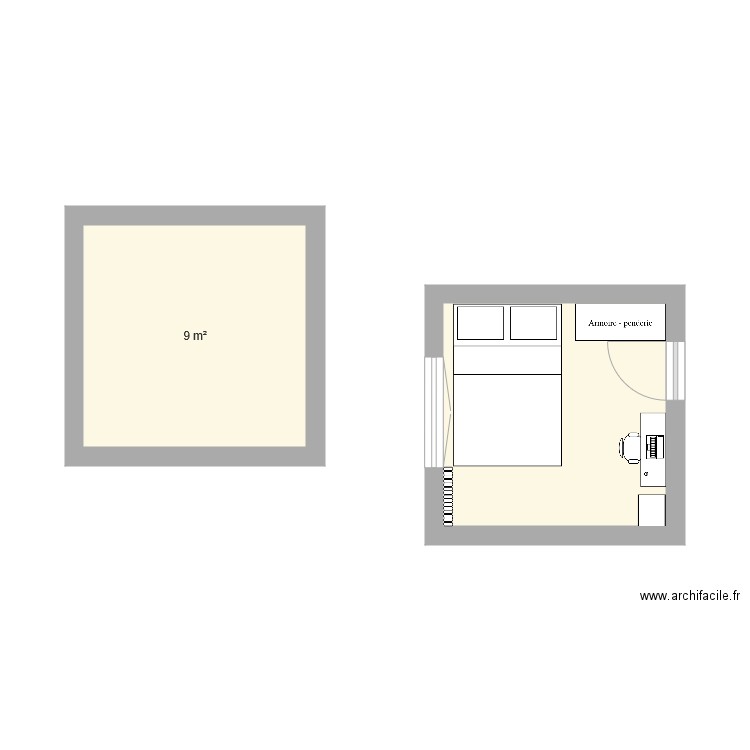 chambre léa. Plan de 0 pièce et 0 m2