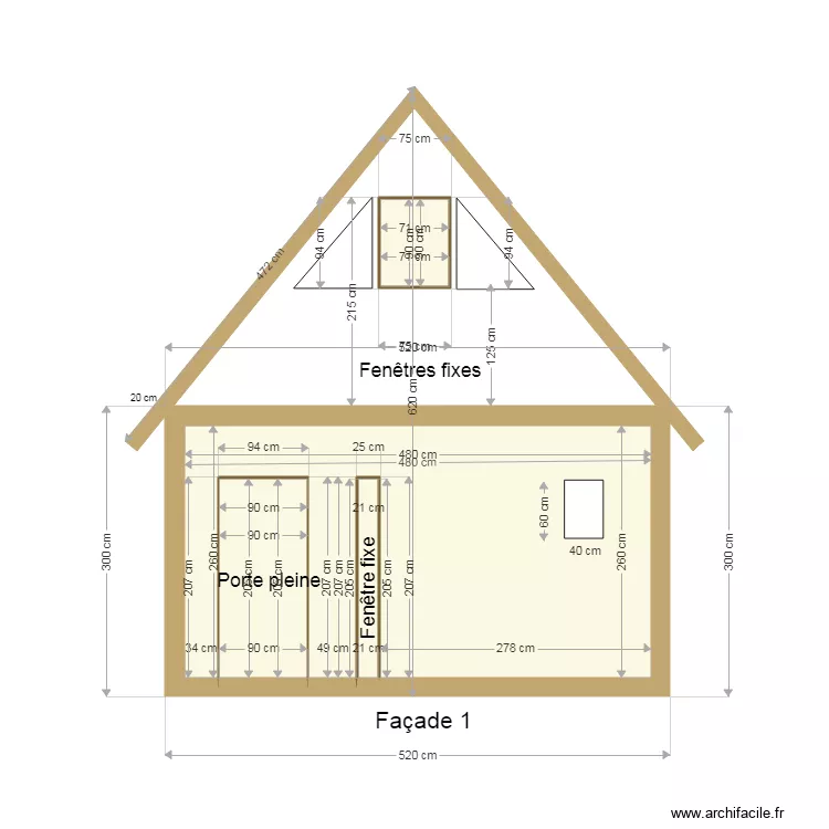 camporini facade 1. Plan de 