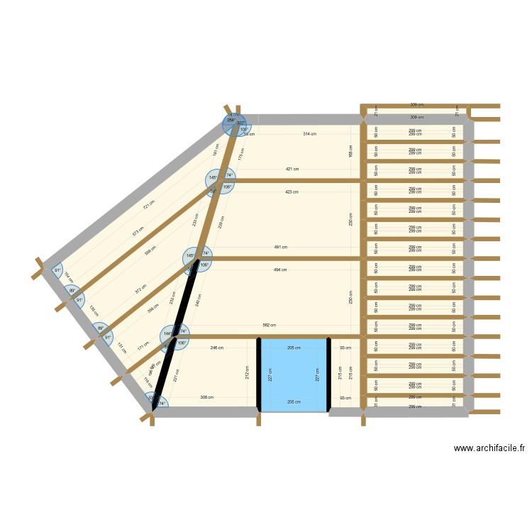 Toit etape 2. Plan de 0 pièce et 0 m2