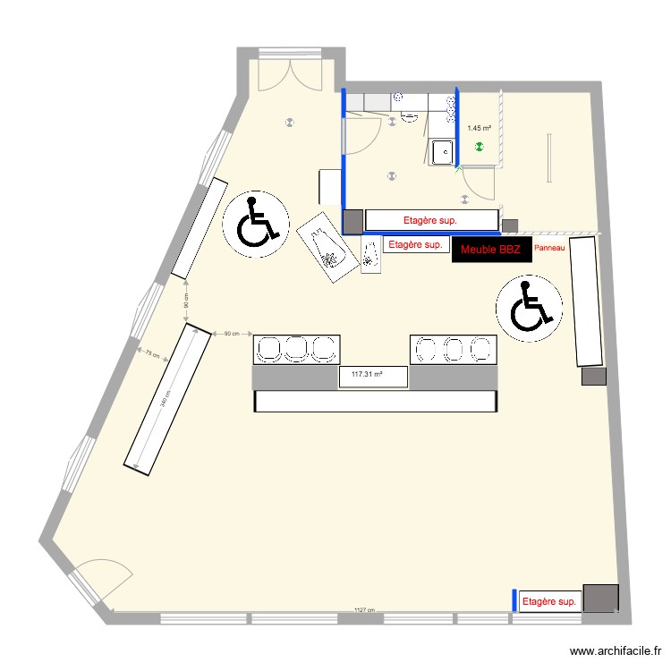 Aménagement Final Mulhouse. Plan de 0 pièce et 0 m2 Aménagement Final Mulhouse. Plan de 0 pièce et 0 m2