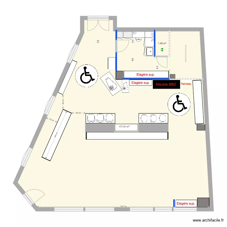 Am&eacute;nagement Final Mulhouse. Plan de 