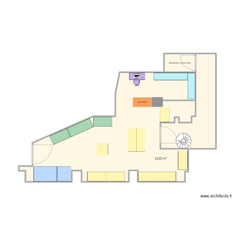 CEV Mulhouse - Snacking. Plan de 0 pièce et 0 m2