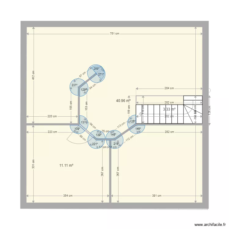 maison mionnaz. Plan de 