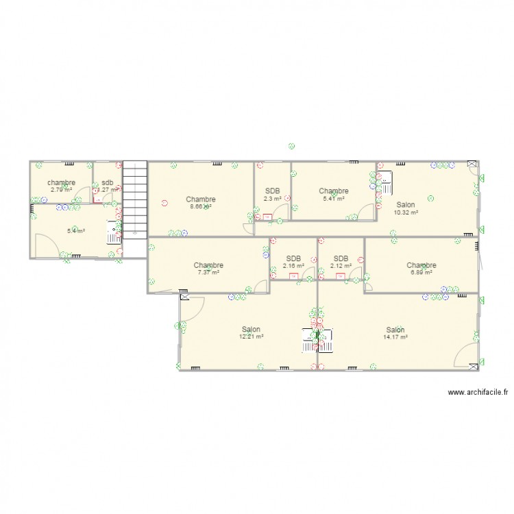 Plan Electrique. Plan de 0 pièce et 0 m2