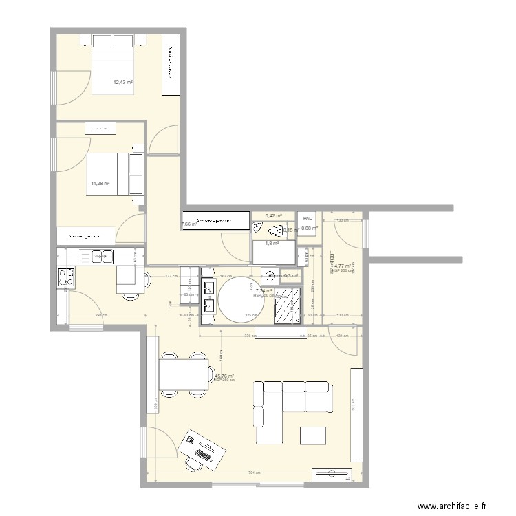 LIGNE BLEUE 14. Plan de 0 pièce et 0 m2