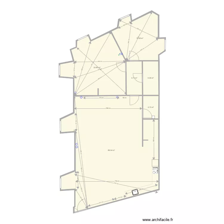 Autheman 2 avec porte. Plan de Autheman 2 avec porte. Plan de