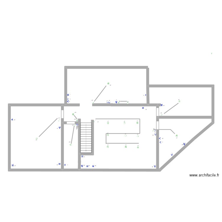 anto 2eme. Plan de 1 pièce et 38 m2