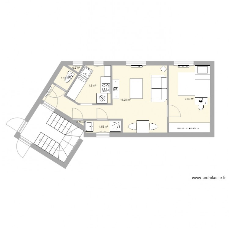 neuilly. Plan de 0 pièce et 0 m2