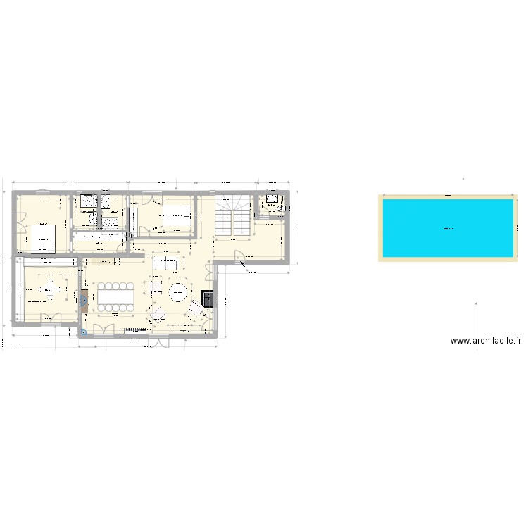 PSenlis Ok  V.0.4 ss garage ELSA v2. Plan de 8 pièces et 143 m2