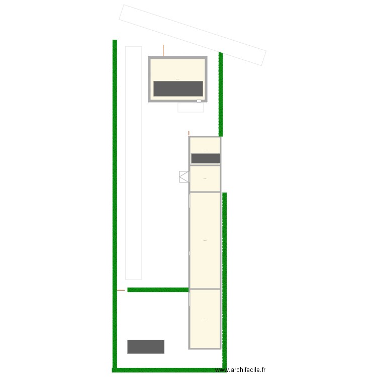 Maison Chatillon + grange panneaux et mobil home. Plan de 0 pièce et 0 m2