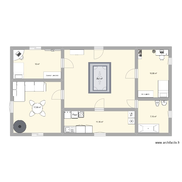 3robi spow nifaw . Plan de 0 pièce et 0 m2