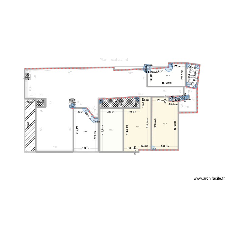 plan local final. Plan de 0 pièce et 0 m2
