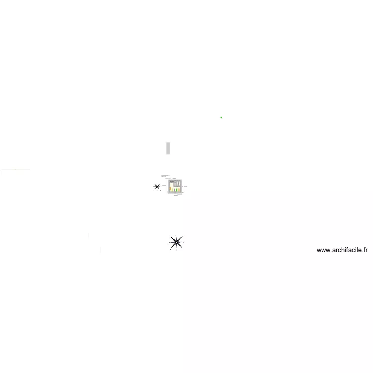 bat mono PLAN DU RDC. Plan de 6  et 246 m²